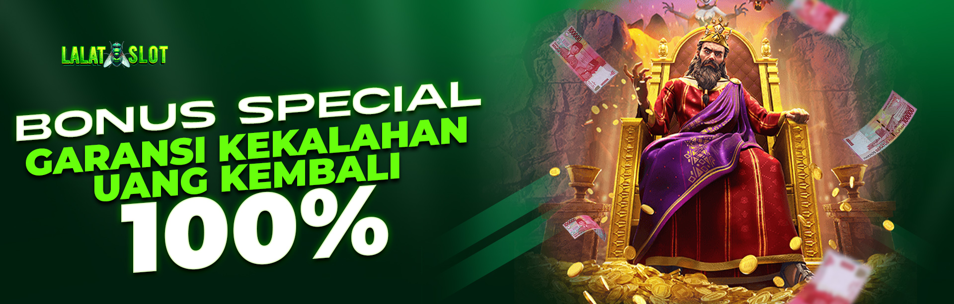 GARANSI KEKALAHAN 100%